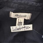 Madewell NWT  Denim Seamed Mini Dress Washed Black Photo 3