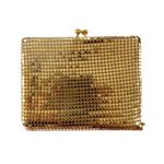 Vintage 50’s Duramesh Gold Glam Wallet Clutch with Dustbag Photo 2