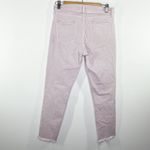 Gap True Skinny Ankle Light Purple Cotton Blend Raw Hem Jeans Women's Size 28 Photo 1