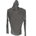 Smartwool  Women’s S Hooded Base Layer Gray‎ Stripes Outdoorsy Hiking Gorpcore Photo 7