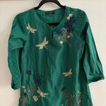 Limelight  Green Dress with Dragon Fly and Floral Embroidery Size Small Photo 1