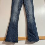 American Eagle  Outfitters Artist Super Stretch Dark Blue Flare Jeans Size 00 Photo 6