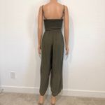 Mimi Chica  large smocked cropped wide leg jumpsuit pant pockets P 3098 Photo 8