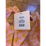 NWT women's Showpo shorts romper orange and pale pink cut out back size 8 Photo 1