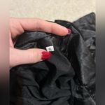 Women's Black Satin Pajama Set Photo 2