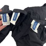 Jantzen  Black Textured Tankini 3 PC Set Womens Swim Separates Size 8 Photo 3