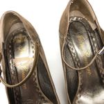 Juicy Couture  tan suede Mary Jane wedges, size 9, made in Italy Photo 5