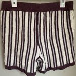 Free People  Knit Set Sweater Vest Striped Shorts Medium Boho Beach Festival Cozy Photo 7