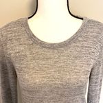 Philosophy || Light grey heather scoop neck long sleeve top Photo 1