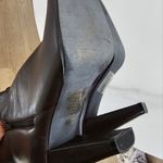 Newport News Chocolate Brown  Easy Style Double Zipper Ankle Boots size 8.5 Photo 5