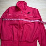 Nike Sportswear Track Jacket Full Zip Pink White Stripe Bomber Small S Women's Photo 6