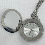 Regal Sweden fashion pendant pocket watch 31mm faceted large crystal running Photo 2