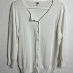 14th & Union Vintage  Size XL White Cardigan Sweater Photo 0
