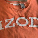 IZOD GOLF (M) PEACH PULLOVER SWEATSHIRT RIB TEXTURE TO SIDE PANELS PREOWNED Photo 7