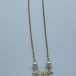 NEW Sunflower&pearls gold pendant fashion necklace Photo 1