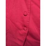 Style Works Women’s Size 14 Red Long Button Front Embroidered Dress Coat Jacket Photo 5