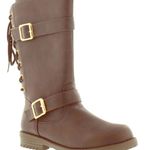 Chocolate Brown Riding Boots NIB Size 5 Photo 0