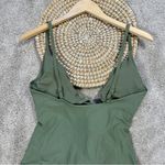 Aerie Women’d Long Wrap Tie One Piece Full Coverage Swimsuit in Green L Photo 7
