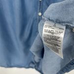 Old Navy Chambray Shirt Dress Button Front Pintuck Pleat Long Sleeve Size S Photo 8