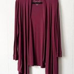 INC Waterfall Cardigan Womens 2X Stretch Soft Career Workwear Business Casual Red Photo 0