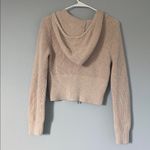 Pink Rose  Beige Knit Sweater Photo 4