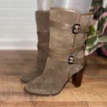 Coach  Alexandra Fatigue Green Mid-Calf Bootie Olive Heeled Boots Photo 4