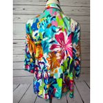 Ali Miles Abstract PXL Petite Extra Large XL petites Tunic Top Jacket Shacket Size undefined Photo 3