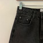 Oh Polly  Washed Black High Rise Mom Jeans Photo 2
