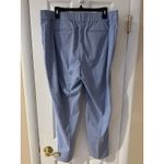 Talbots Hampshire Ankle Pant Womens 16W Light Blue Career Office Lunch Mature Photo 2