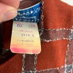 Vintage Brown Plaid 3/4 Length Sleeve Dress by Parkshire Original Size M Photo 2