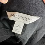 Prologue NWT  Black Stretch Mid Rise Trouser Pant size 24W Photo 1