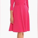 London Times  pink scuba fit & flare midi dress Photo 0