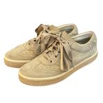 Geox D Leelu grey suede ribbon lace up sneaker size 6 Gray Photo 2