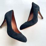 Corso Como Womens Pump Block Heels Black Suede Round Almond Toe Size 7.5 Comfort Photo 0