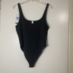 Nike NEW!  black logo embroidered tank bodysuit size medium Photo 5