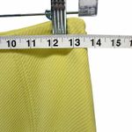Vintage Worth Pencil Skirt XS Yellow Wool Blend Slit Office Business Feminine Photo 6