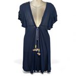 Free People Fiesta
Embroidered Navy
Top Tuni Sz M Photo 3