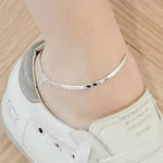 Boutique Silver‎ Anklet, Ankle Snake Chain Anklet | 925 Sterling Silver Photo 0