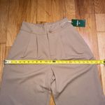 Halara Flex High Waisted Zipper Pocket Shirred Straight Work Pants Beige S NWT Photo 5