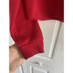 FRIENDS Women's Large Red Central Perk Graphic‎ Pullover Crop Hoodie Cozy Photo 2