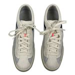 Rothy's  The Lace Up Sneaker Knit Fabric Navy Orange Size 7 Limited Edition Photo 4