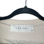 IRO JEANS Lewis Muscle Tee Sheer Distressed Sleeveless Ivory Cream Cotton Medium Photo 5