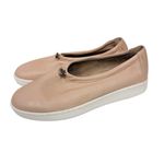 Eileen Fisher  Sydney Washed Leather Sneaker Blush Pink Pull On Womens Size 8.5 Photo 2