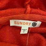 Sundry Red LOVE Hoodie Sweatshirt Women’s Size Large L NWOT Graphic Pullover Photo 2