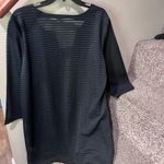 Venus  Black Ribbed Swim Coverup Photo 4