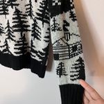 J.Crew Wool Forest Ski Cabin Crewneck Knit Sweater Black Ivory Photo 2