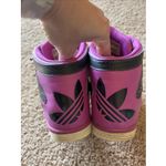 Adidas  Originals Court G98571 Purple/Black High Top Retro Sneaker Shoe Women 8.5 Photo 2