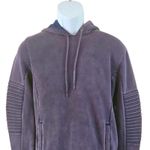 INC International Concepts Women's XS Moto Sleeve Hoodie Photo 6