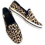 Kate Spade x Keds Animal Print Calf Hair / Leather Slip-On Sneakers Size 8 1/2 Photo 0