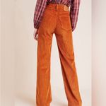 Levi's Levi’s Ribcage Wide Leg Orange Corduroy Pants Size 31 Photo 1